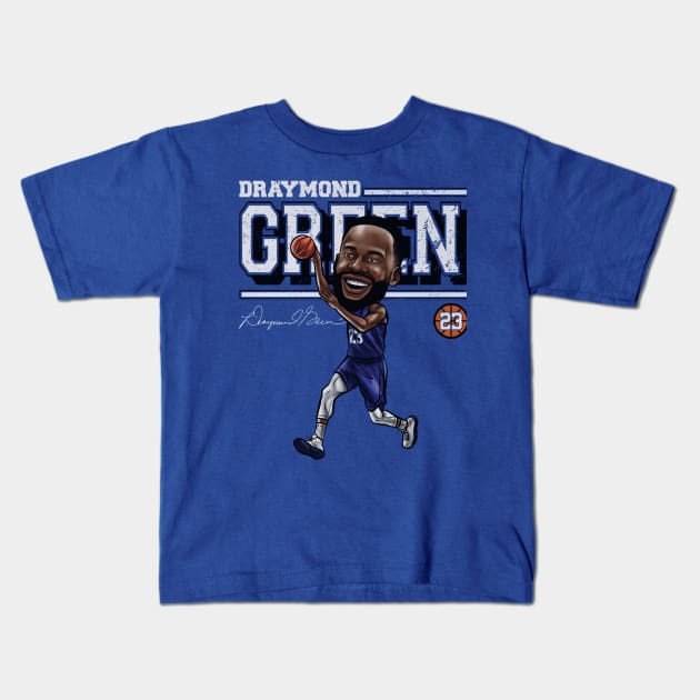 Draymond Green Golden State Cartoon Kids T-Shirt by Buya_Hamkac